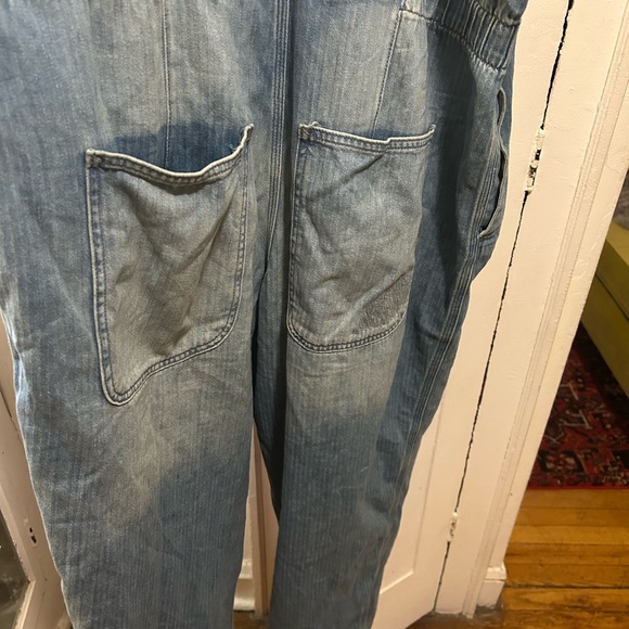 We The Free Light Blue Denim Overalls - Picture 5 of 5